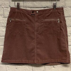 Mossimo Supply Co. Purple Corduroy Mini Skirt Sz 6